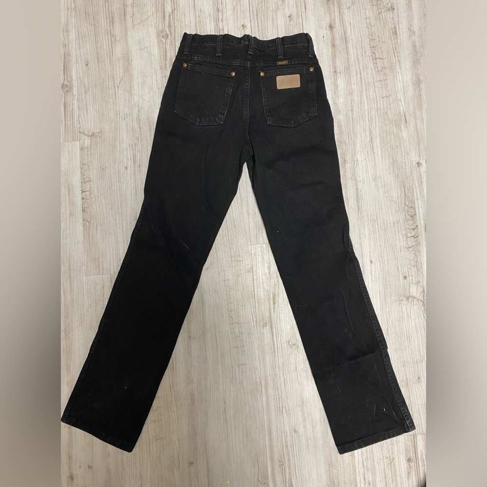 Black cowboy cut wranglers